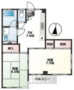 サンハイツ・スギウラ【3階】の間取り