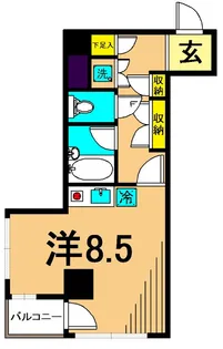ジェイパーク南大井【2階】の間取り