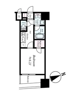 ZOOM渋谷富ヶ谷【3階】の間取り