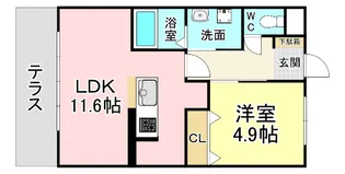 グランメゾン・エヌ【1階】の間取り