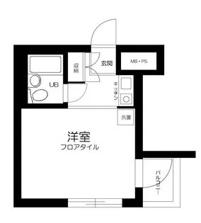 ダイホープラザ多摩川【2階】の間取り