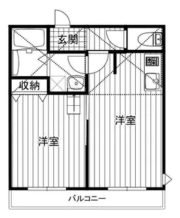 オッコーララ弘明寺【2階】の間取り