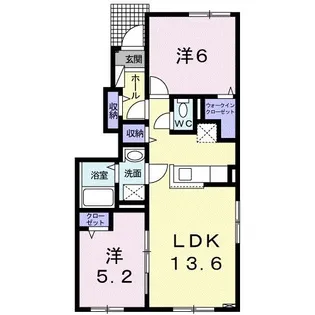 フロイデ【1階】の間取り