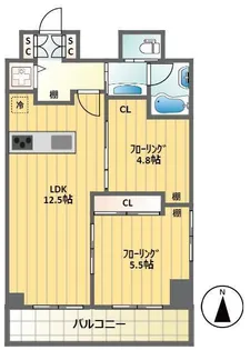 グランド・ガーラ笹塚【12階】の間取り