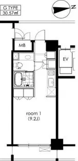 東京都港区芝3【マンション】の間取り