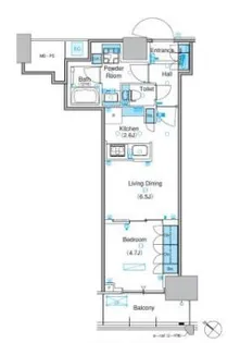 パークアクシス豊洲キャナル【14階】の間取り