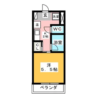シーズンコート塩釜駅前【6階】の間取り