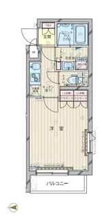 ルーブル武蔵中原弐番館【2階】の間取り
