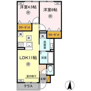 premier couleur(プルミエクルール)【1階】の間取り