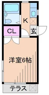 神奈川県横浜市港北区大倉山5【アパート】の間取り