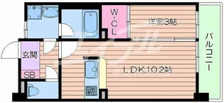 ORACION吹田【4階】の間取り