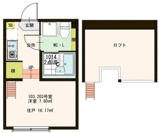 Forward Field 羽田【1階】の間取り
