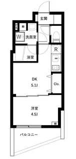 WHARF板橋本町【2階】の間取り