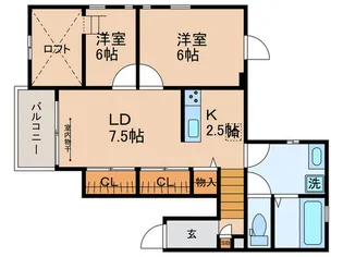 les liens【2階】の間取り