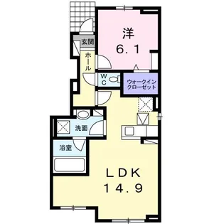 ベルフィオーレ【1階】の間取り