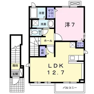 アネックス【2階】の間取り