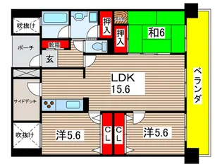 トレゾァ西原【3階】の間取り