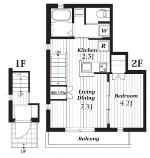 ルミナス桜台【2階】の間取り