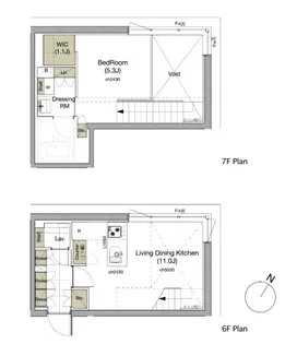 Coeur blanc高輪の間取り