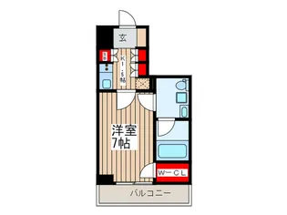 クレヴィスタ錦糸町【7階】の間取り