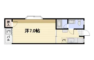 グランメゾンII【1階】の間取り