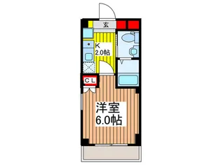 ツインクレスト童夢I【3階】の間取り