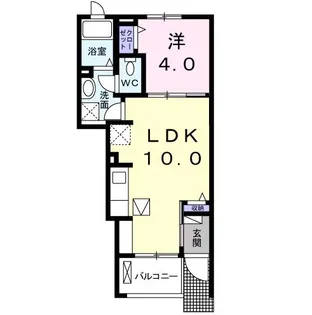 ポエム リラ【1階】の間取り