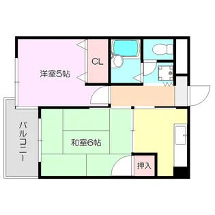 アイバレー新大阪【6階】の間取り