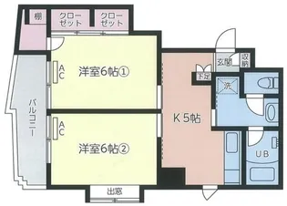 パインクレスト【3階】の間取り