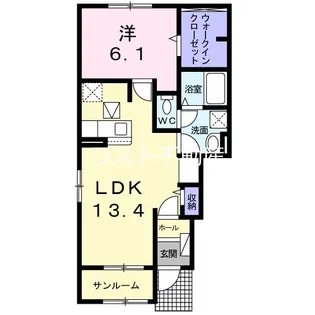 ファミール・桜【2階】の間取り