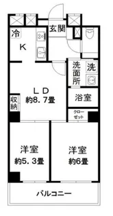 クリダイマンション【3階】の間取り