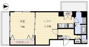 コーポアヴェニュー幡ヶ谷【4階】の間取り