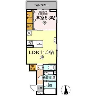 Olive(オリーブ)【2階】の間取り