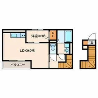 マミハイム【2階】の間取り