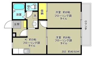 カルミアコーツ【2階】の間取り