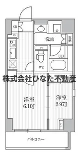 シーズンフラッツ靭本町【2階】の間取り