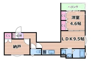 SOLVIDA吹田【2階】の間取り