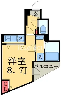 クレイドル千葉【4階】の間取り