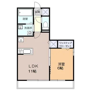 メゾンアイリス【1階】の間取り