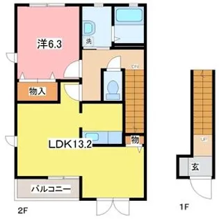 メゾンプレアデスの間取り