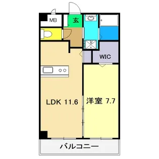 South Heaven【3階】の間取り