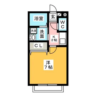 ハイム山花【1階】の間取り