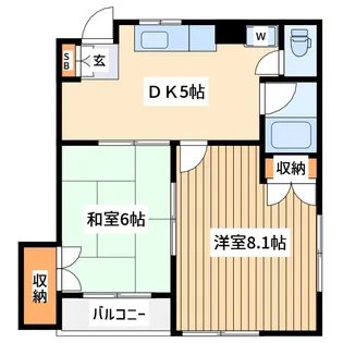 ゼッター006【3階】の間取り