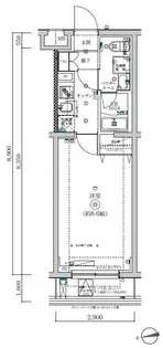 SQUARE CITY NAKAMAGOME【2階】の間取り
