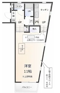 サンバレー原宿【1階】の間取り