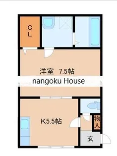 グランR小松原【1階】の間取り