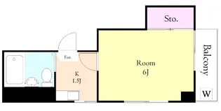 大小原ビル【4階】の間取り