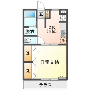 グローディア【1階】の間取り