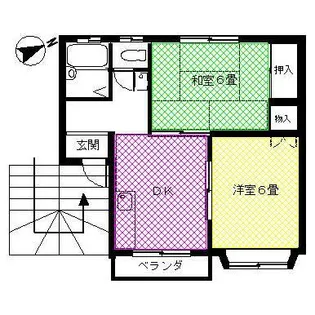 アネックス南【2階】の間取り