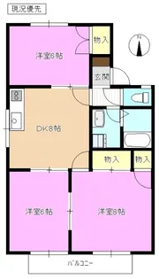 グリーンハイツ大日堂【1階】の間取り